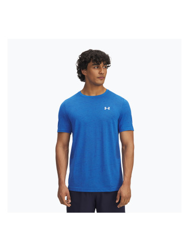 Мъжка тениска за тренировка Under Armour Vanish Seamless blue atlantis/white