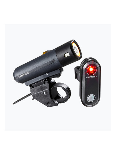 Комплект светлини за велосипед Kryptonite Street F-300/Avenue R-30 черен