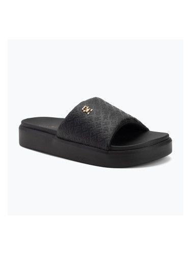 Дамски чехли Tommy Hilfiger Platform Monogram Poolslide black