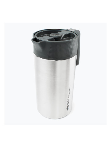 GSI Outdoors Glacier Stainless Javapress brushed hiking cafe
