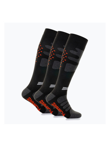Скиорски чорапи Surfanic Pro Tech Plus 3 pak orange
