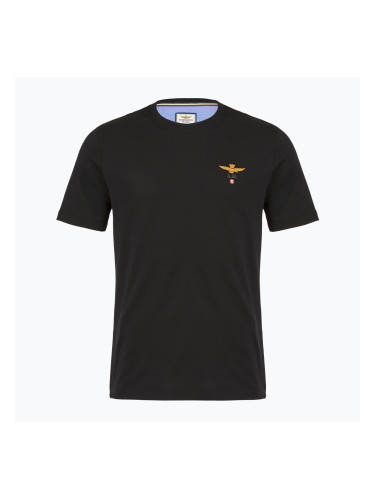 Мъжка тениска Aeronautica Militare 252TS1580UJ00372 Basic Crewneck jet black