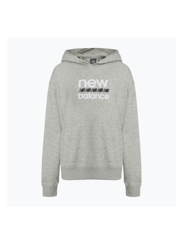 New Balance Sport Graphic French Terry Hoodie athletic grey за жени