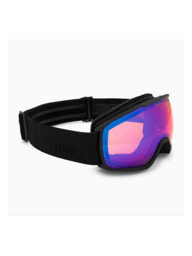 Скиорска маска UVEX Victorious S FM black matt/mirror blue