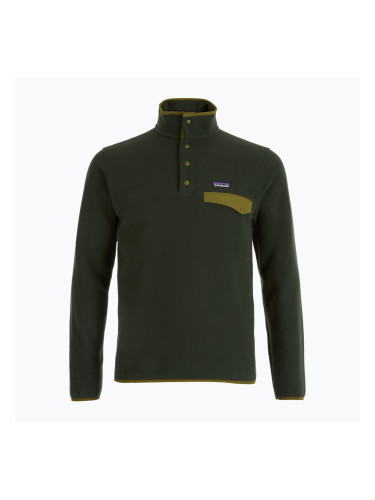 Мъжки суитшърт за трекинг Patagonia LW Synch Snap-T P / O old growth green