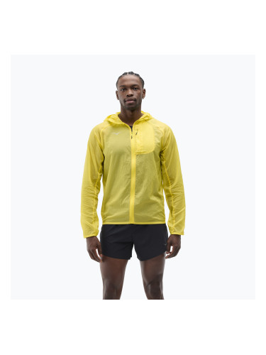 Мъжко яке за бягане HOKA Skyflow neon hoka citrus