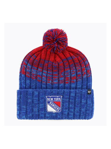 Зимна шапка 47 Brand NHL New York Rangers Cascade royal