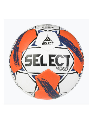 Хандбална топка SELECT Replica EHF European League V2 white/red размер 1
