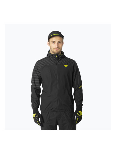 Мъжко яке за бягане DYNAFIT Trail Reflective Wind black out/5A30
