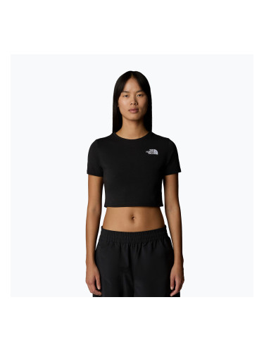 Дамска тениска The North Face Essential Cropped Slim Tee tnf black