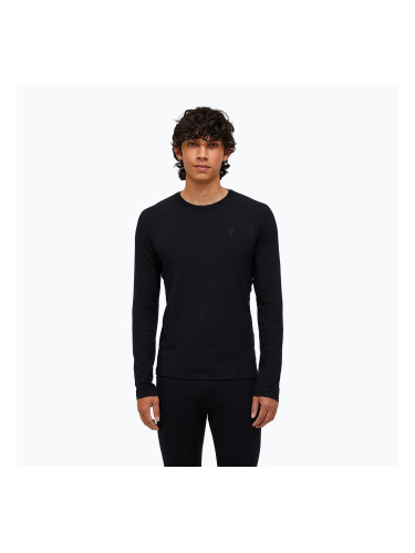 Мъжка термоактивна блуза с дълъг ръкав Peak Performance Magic Crew Wool-Blend Baselayer black/black
