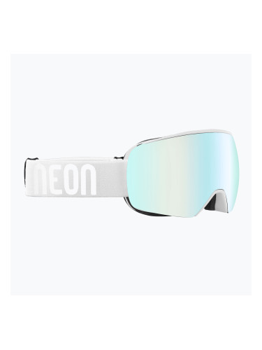 Скиорска маска Neon Beam white/white/mirror acciaio