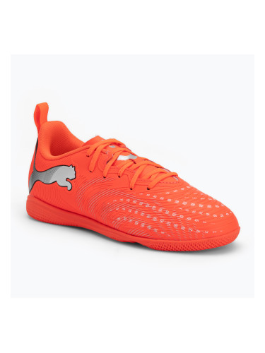 Детски футболни обувки PUMA Future 9 Play IT Jr glowing red/puma white/puma black/puma silver