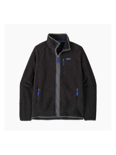 Мъжки суитшърт за трекинг Patagonia Retro Pile black w/forge grey