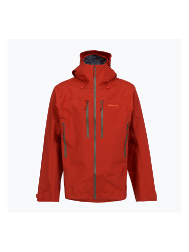 Мъжко яке за дъжд Patagonia Pluma Pro amanita red