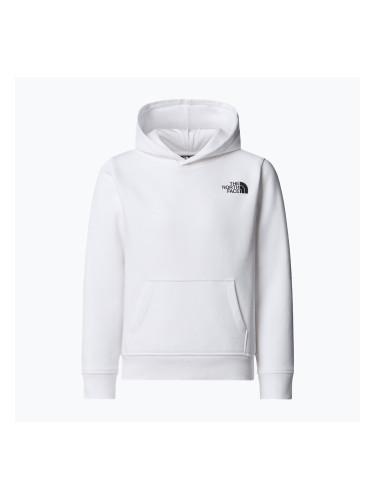 Детски суитшърт The North Face Teen Redbox Regular P/O white/black