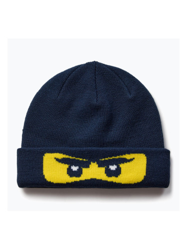 Детска зимна шапка LEGO Lwantony 710 тъмно морско/синьо