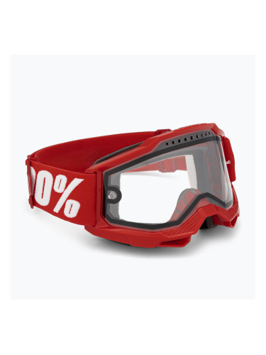 Очила за колоездене 100% Accuri 2 Enduro MTB neon/red/clear