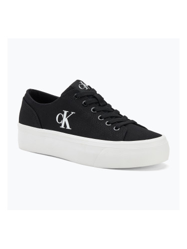 Calvin Klein дамски маратонки YW0YW01763 Vulc Flatform Low Cv MG black/bright white