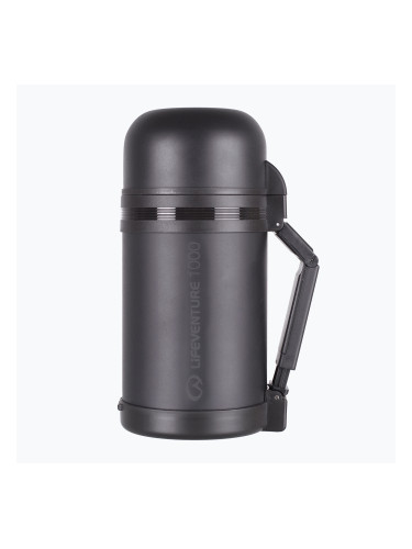 Lifeventure TiV Widemouth Вакуумна колба 1000 ml тъмно сива