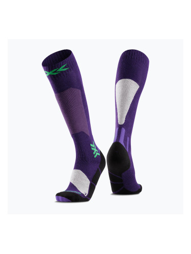 Скиорски чорапи X-Socks Ski Discover Otc deep purple/light sand