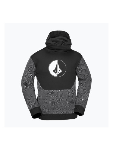 Мъжки суитшърт Volcom Hydro Riding Hoodie black print
