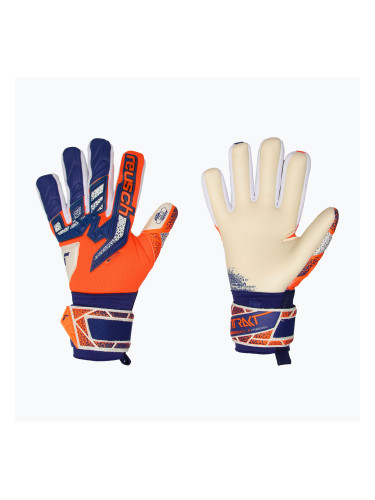 Детски вратарски ръкавици Reusch Attrakt Freegel Gold NC Junior Shocking orange/energize blue Shocking orange/energize blue