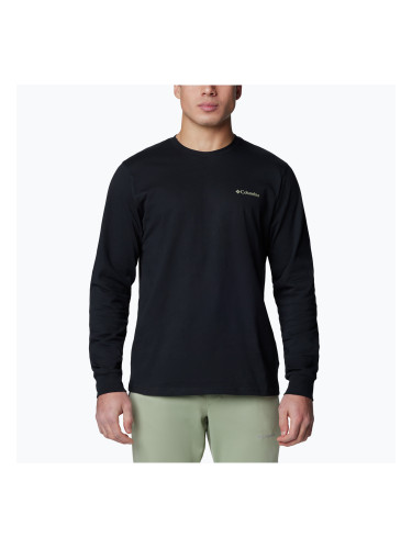 Мъжки суитшърт Columbia Explorers Canyon black/branded blanket