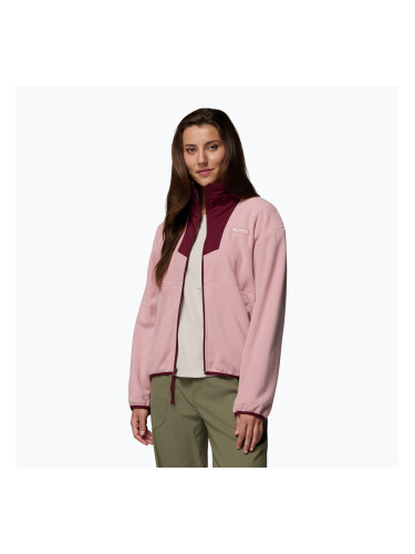 Дамски суитшърт Columbia Sequoia Grove Full Zip eraser pink/rich wine
