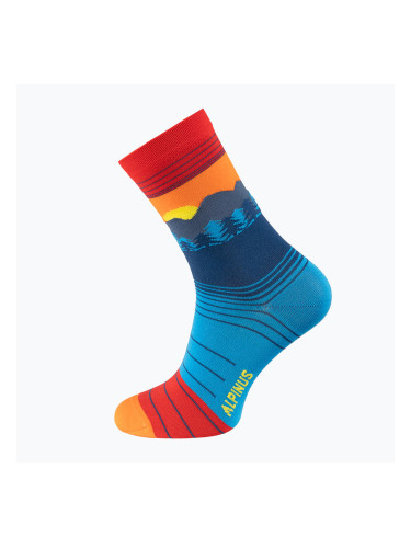 Alpinus Lavaredo чорапи сини / червени