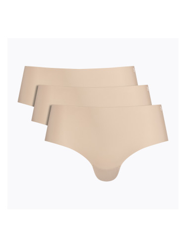 Дамски бикини Under Armour Pure Stretch Ns Hip 3 szt. beige/beige/white