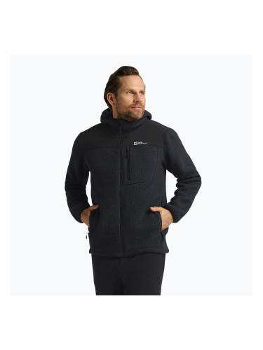 Jack Wolfskin мъжки суитшърт Kammweg Pile Fz phantom fleece