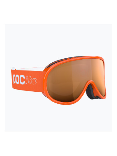 Детски скиорски очила POC POCito Retina Jr S2 fluorescent orange/partly sunny light orange