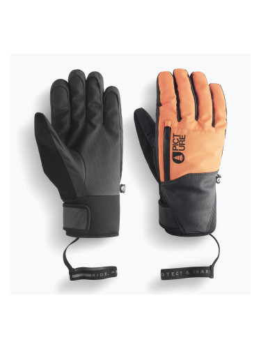 Мъжки скиорски ръкавици Picture Madson Gloves 10/10 neon flare