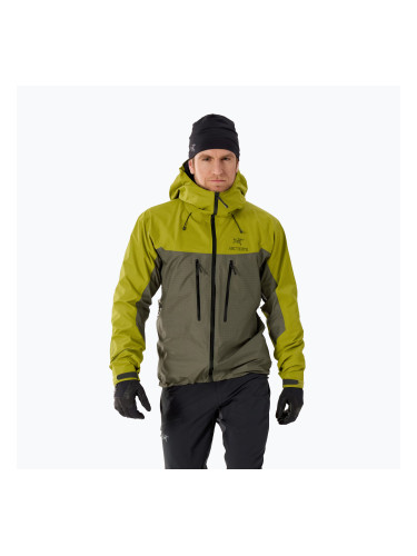 Мъжко яке за дъжд Arcteryx Alpha olive moss/tatsu