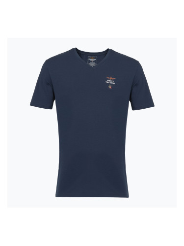 Мъжка тениска Aeronautica Militare AM1UTI006 V-Neck blue