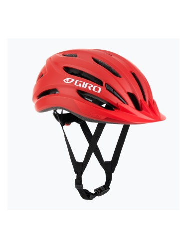 Детска велосипедна каска Giro Register II matte bright red/white
