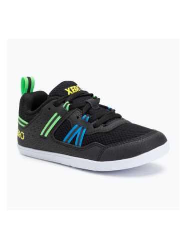 Xero Shoes детски обувки за боси крака Prio black/ lime