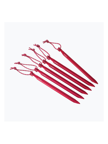 Колчета за палатка MSR Groundhog 6 бр. red