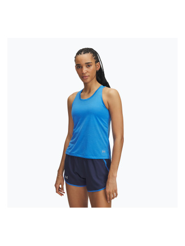 Дамска тениска за бягане Under Armour Launch Singlet blue atlantis/reflective