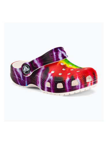 Crocs Classic Tie-Dye Graphic Clog T цветни детски джапанки 206994-90H