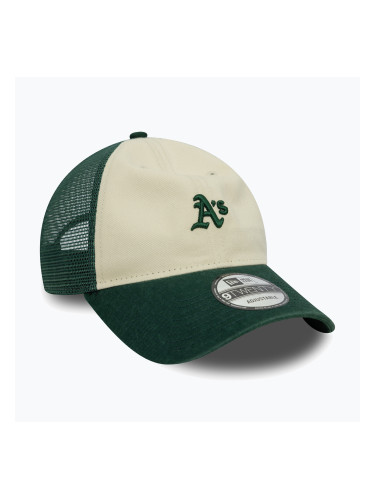 New Era 9Twenty Trucker Oakland Athletics светлобежова бейзболна шапка