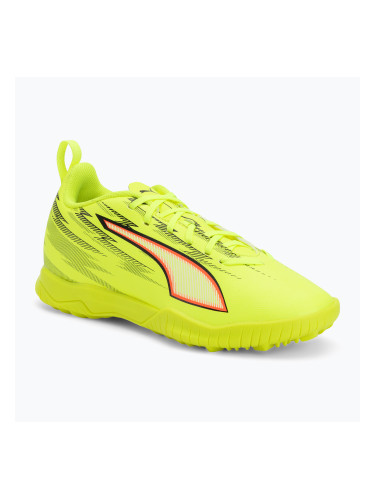 Детски футболни обувки PUMA Ultra 6 Play TT Jr yellow alert/puma black/glowing red/lime squeeze