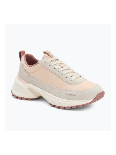 Дамски обувки Calvin Klein YW0YW02075 Hike Runner Mg Nylon Mix whisper pink/dark ecru/dusty rose