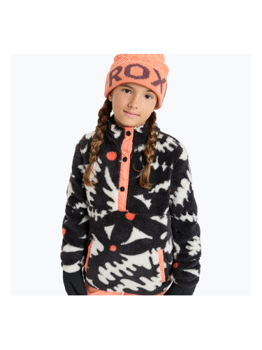 Детски суитшърт ROXY Alabama true black/big flower