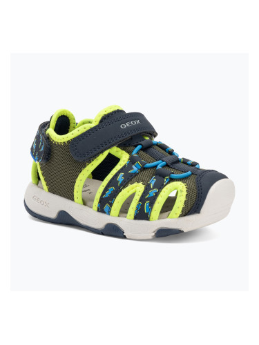 Детски сандали Geox Multy в цвят шамфъстък/нави