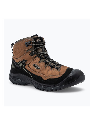 Мъжки обувки за трекинг KEEN Targhee IV Mid Wp wide bison / brindle