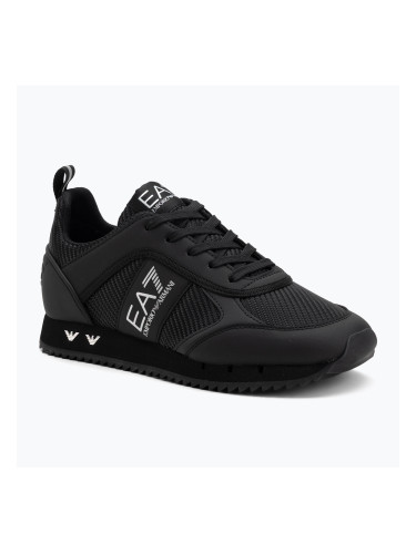 Обувки EA7 Emporio Armani Black & White Carbon triple black / silver logo