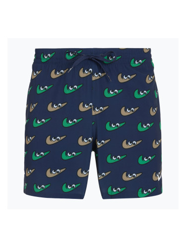 Мъжки бански шорти Nike Multi Print 5" Volley midnight navy