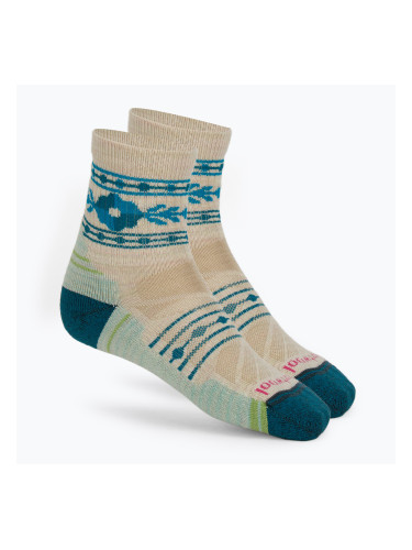 Дамски чорапи Smartwool Hike Light Cushion Retro Floral Mid Crew moonbeam